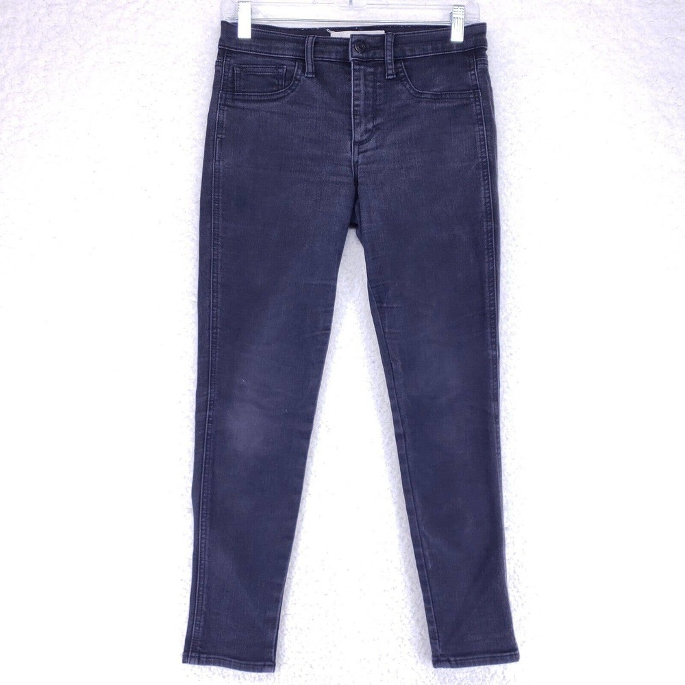 Gap Skinny Easy Legging Black Womens Size 28P Mid Rise Soft Denim Casual Pants